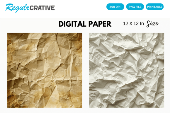 3D Scrapbook Paper Digital Seamless Collection