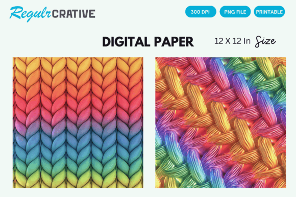 Create H1 From 3D Watercolor Knitted Digital Paper MAXIMUM 60 CHARACTERS