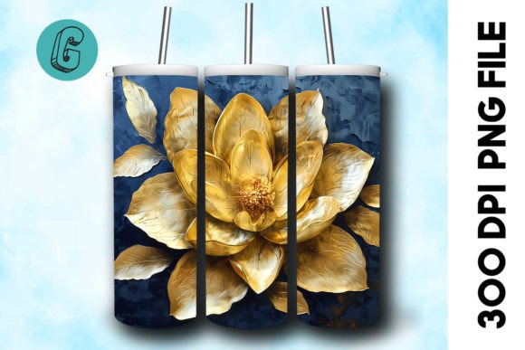 Elegant Gold Floral Art for Your Next Creative Project